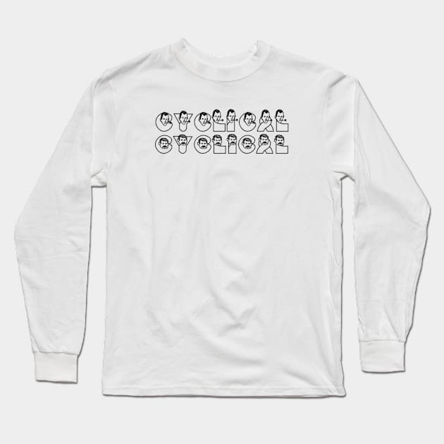 Cyclical Long Sleeve T-Shirt by Haidaouiy